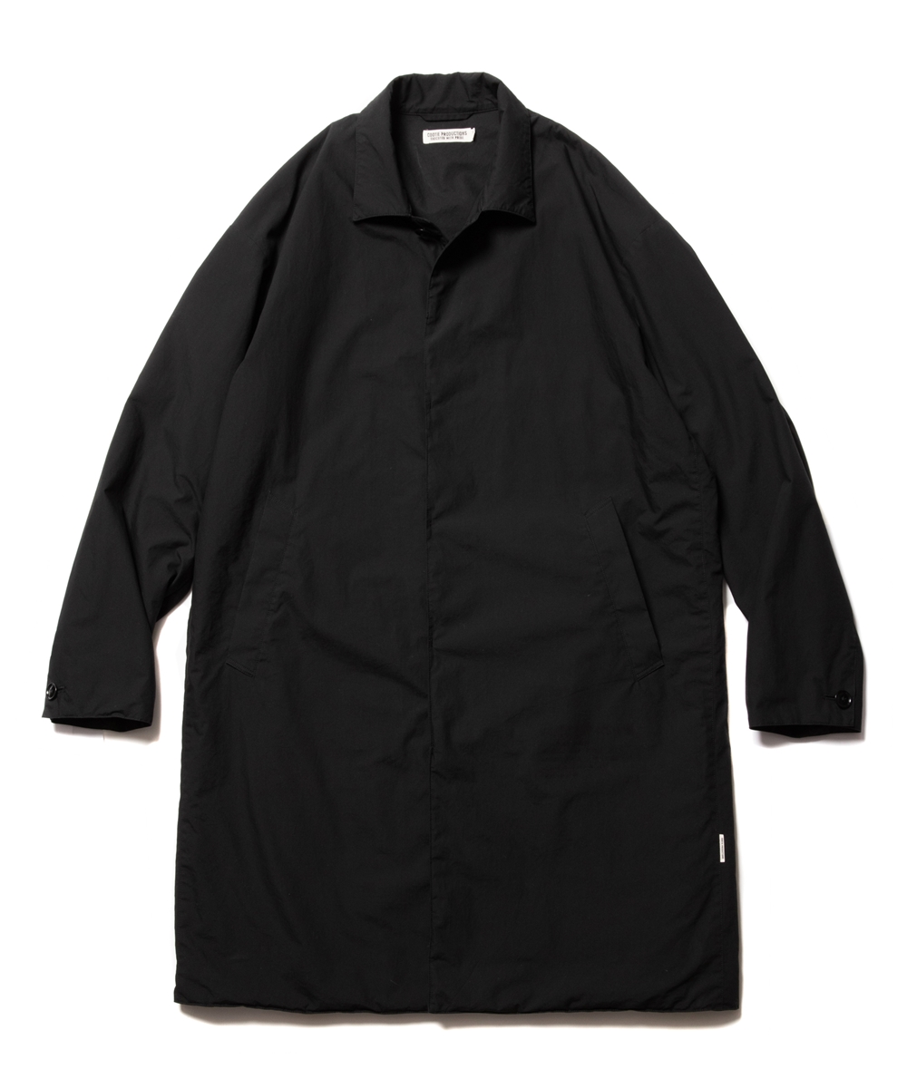 COOTIE PRODUCTIONS/Padded Bal Collar Coat（ブラック）［バルカラー