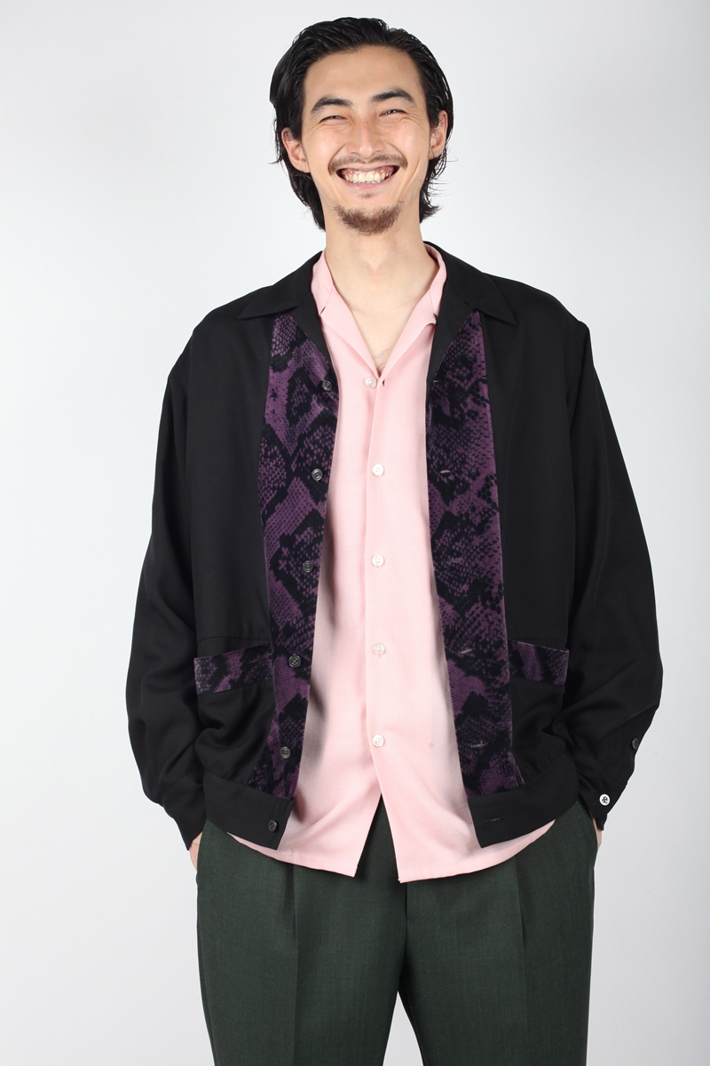 WACKO MARIA/50'S SHIRT L/S（ピンク）［50'Sシャツ-21秋冬］ - JONAS
