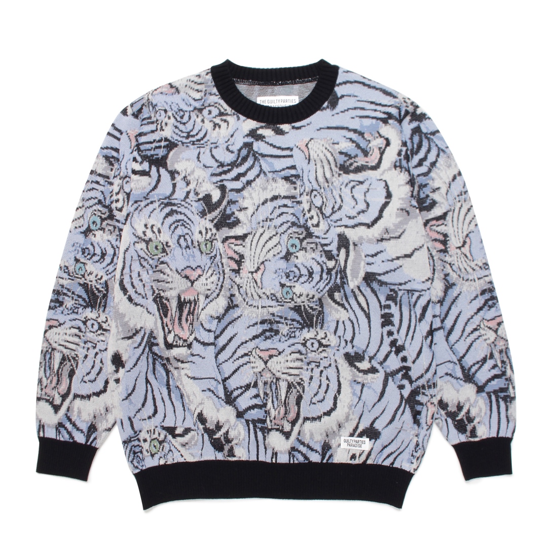 WACKO MARIA TIMLEHI KNIT JAQUARD SWEATER