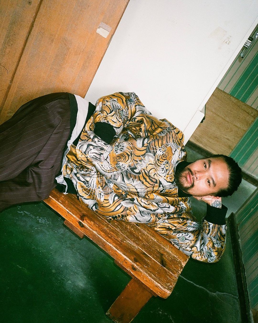 WACKO MARIA/TIM LEHI / JACQUARD SKA JACKET（ワンカラー 