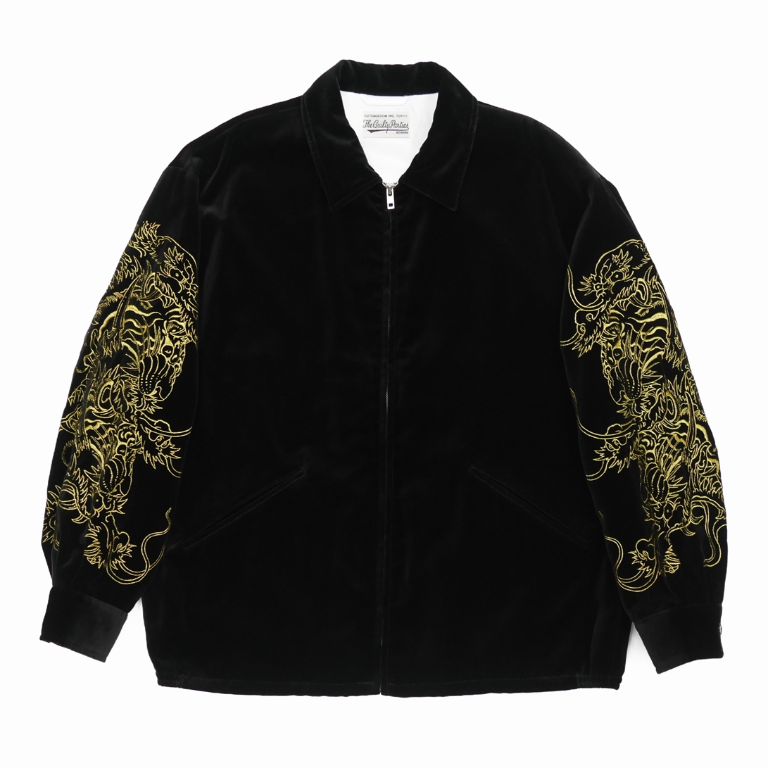 WACKO MARIA/TIM LEHI / VELVET VIETNAM JACKET（ブラック ...