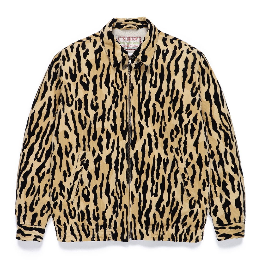 WACKO MARIA/MCGREGOR / LEOPARD CORDUROY ANTI FREEZE JACKET