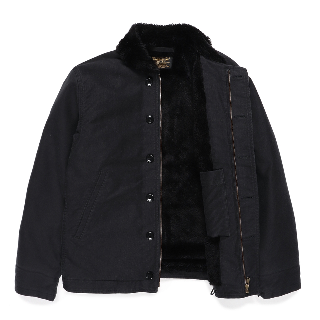 WACKO MARIA/N-1 DECK JACKET -A-（TYPE-2）（ブラック）［N-1デッキ ...