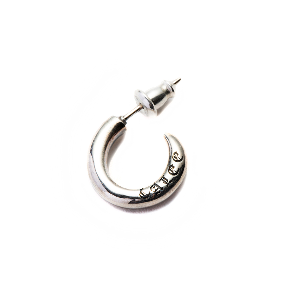 CALEE/Horn roll silver pierce（Small）（シルバー）［ホーンロール
