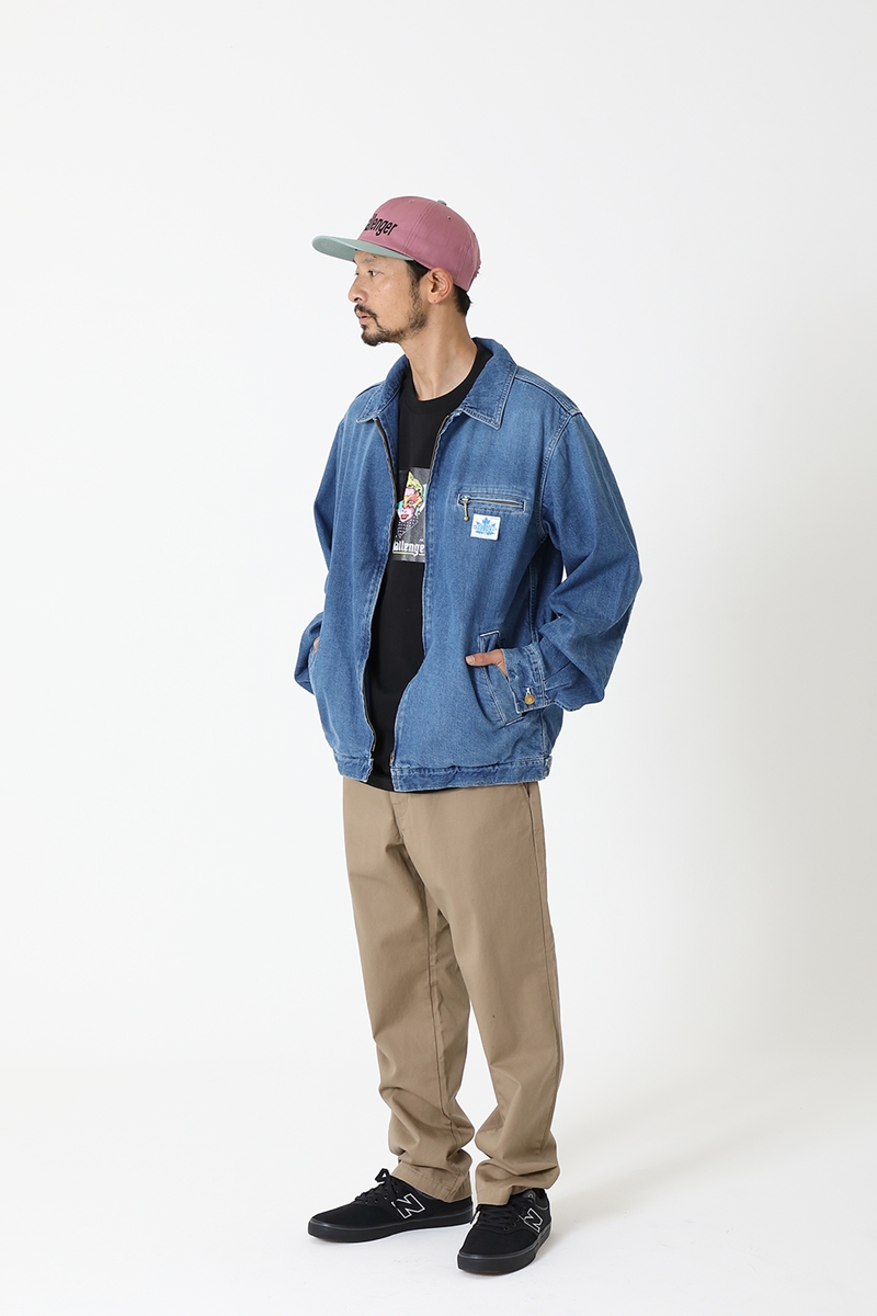 画像: CHALLENGER/WASHED DENIM JACKET（ウォッシュドインディゴ）［ウォッシュドデニムJKT-22春夏］