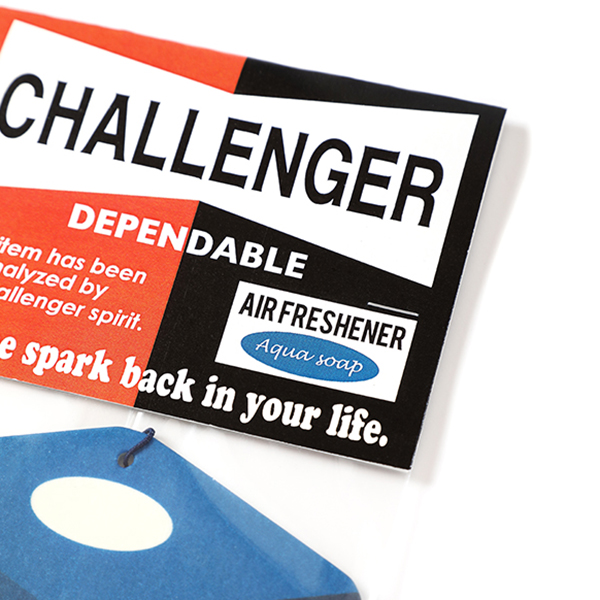 CHALLENGER/CHALLENGER DICE CAR TAG（AQUA SOAP）（ブルー）［エア