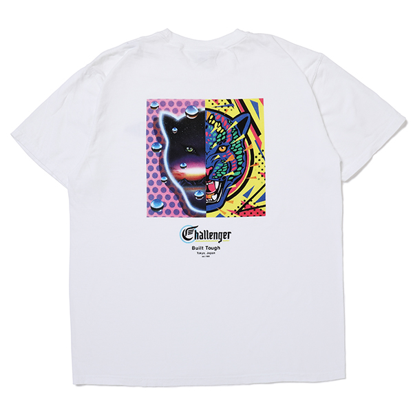 CHALLENGER/xLOVE EAR ART TIGER TEE（ホワイト）［プリントT-22春夏 