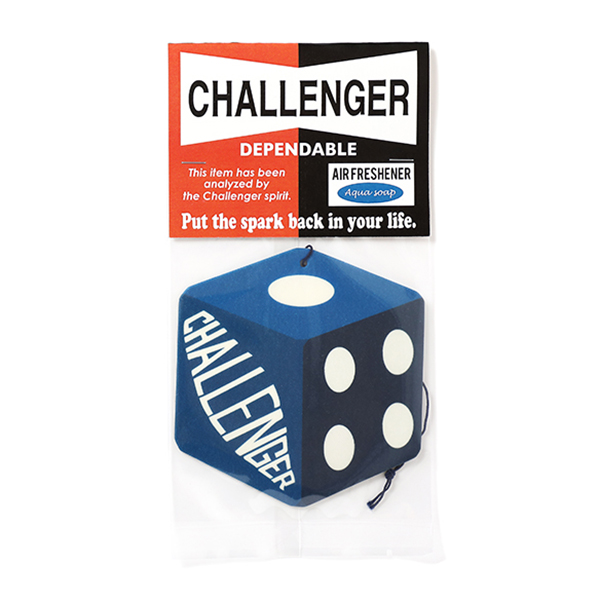 画像: CHALLENGER/CHALLENGER DICE CAR TAG（AQUA SOAP）（ブルー）［エアフレッシュナー-22春夏］