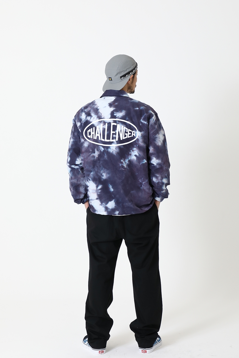 画像: CHALLENGER/TIE DYE LOGO COACH JACKET（タイダイ）［タイダイロゴコーチJKT-22春夏］