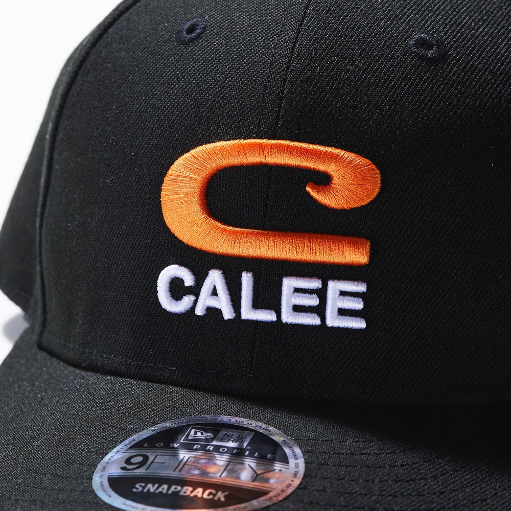 画像: CALEE/×NEW ERA CALEE LOGO BASEBALL CAP（ブラック）［B.Bキャップ-22春夏］