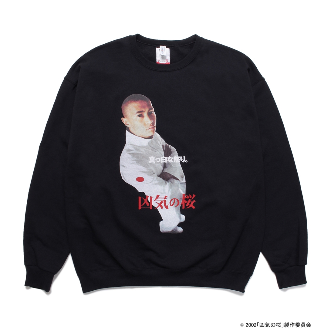 WACKO MARIA/凶気の桜 / CREW NACK SWEAT（TYPE-1）（ブラック ...