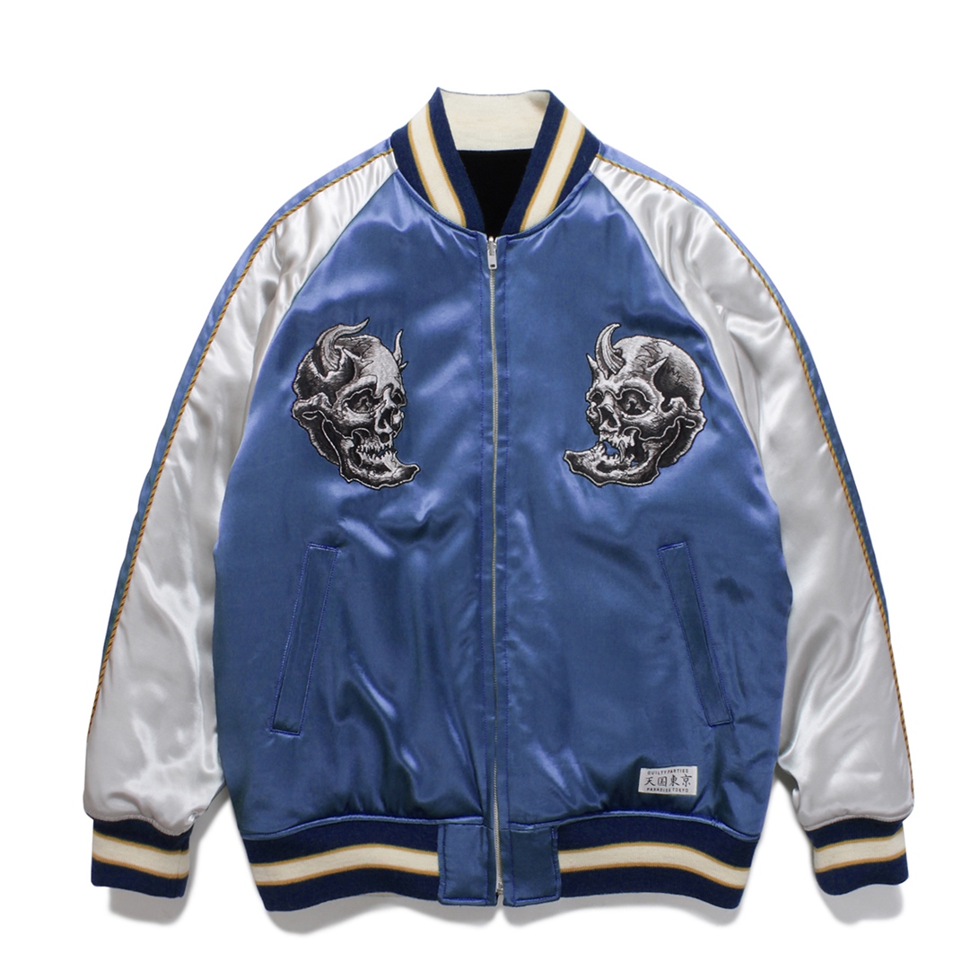 WACKO MARIA/56 TATTOO STUDIO / REVERSIBLE SKA JACKET（ブルー ...