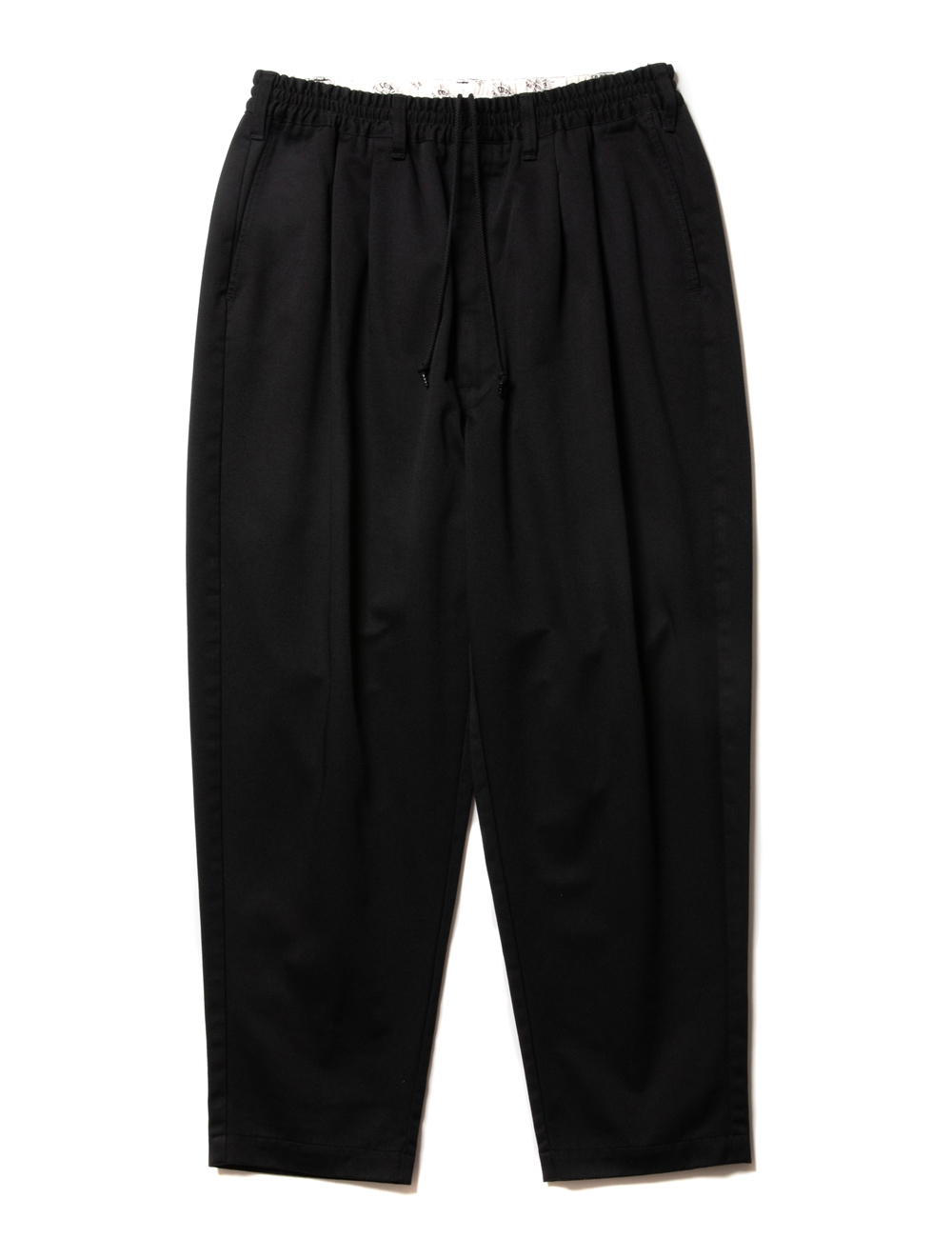 画像: COOTIE PRODUCTIONS/T/C 2 Tuck Easy Ankle Pants（ブラック）［T/C 2タックイージーアンクルパンツ-22春夏］