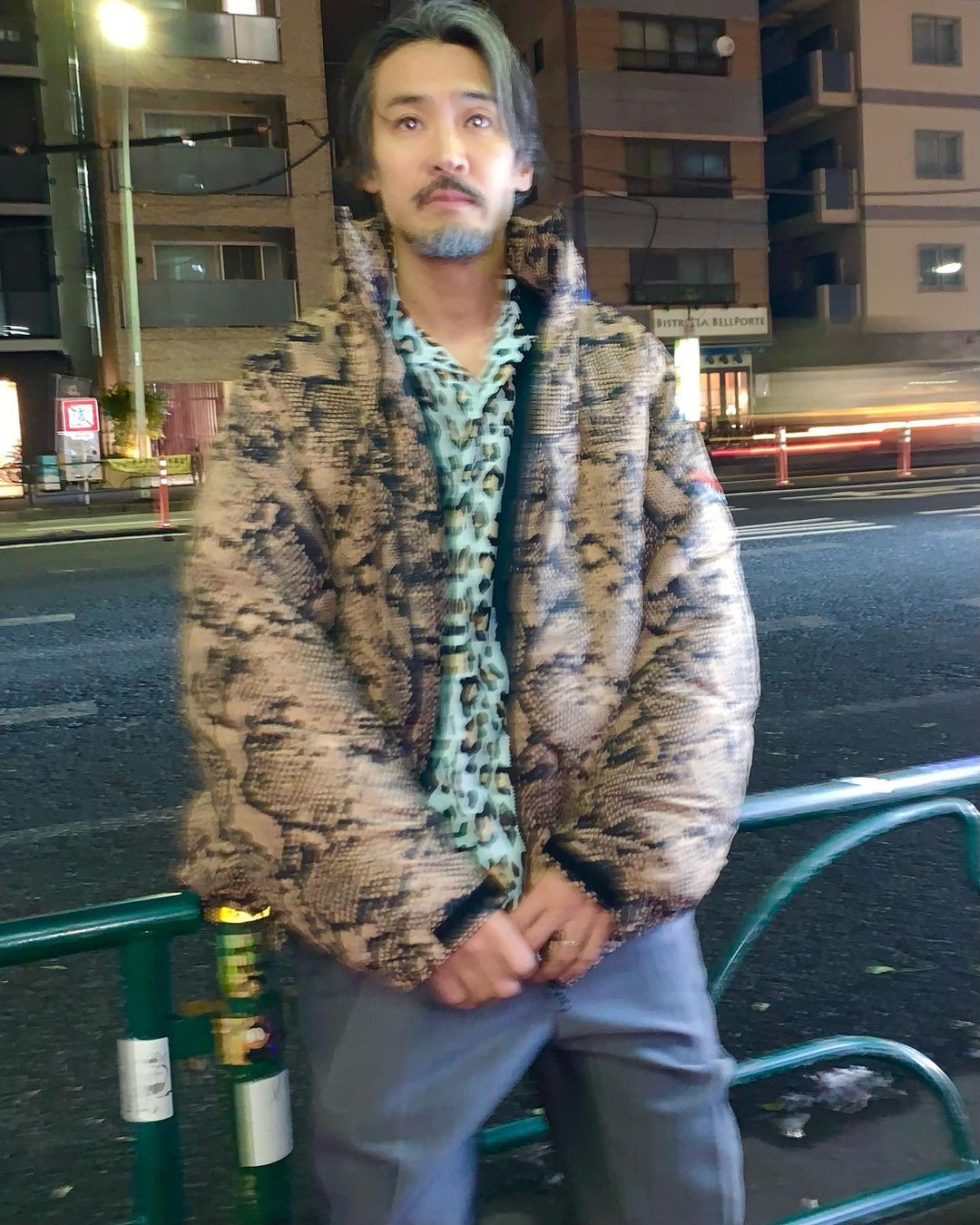 画像: WACKO MARIA/LEOPARD HAWAIIAN SHIRT S/S（ミント）［レオパードハワイアンシャツ-22春夏］