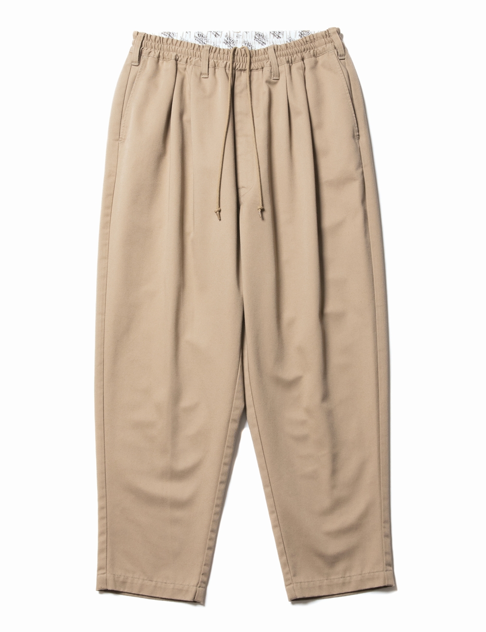 COOTIE PRODUCTIONS/T/C 2 Tuck Easy Ankle Pants（ベージュ）［T/C 2