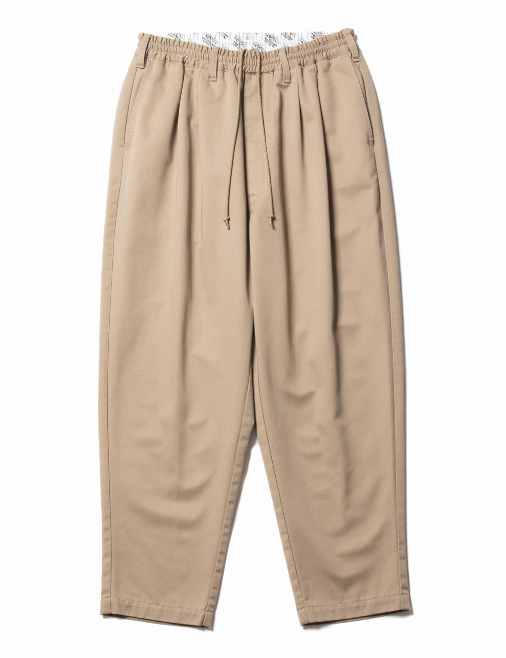 画像: COOTIE PRODUCTIONS/T/C 2 Tuck Easy Ankle Pants（ベージュ）［T/C 2タックイージーアンクルパンツ-22春夏］