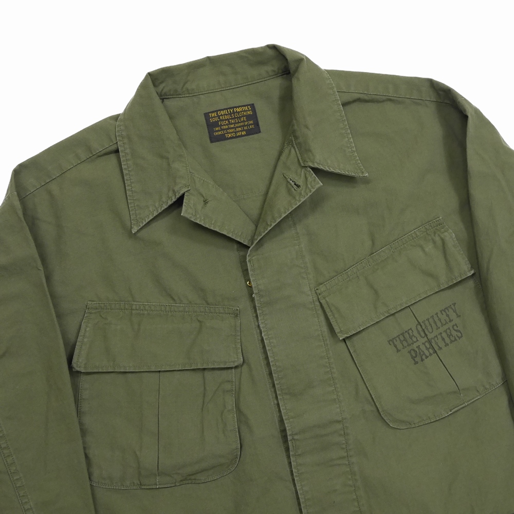 画像: WACKO MARIA/FATIGUE JACKET（KHAKI）［ファティーグJKT-22秋冬］