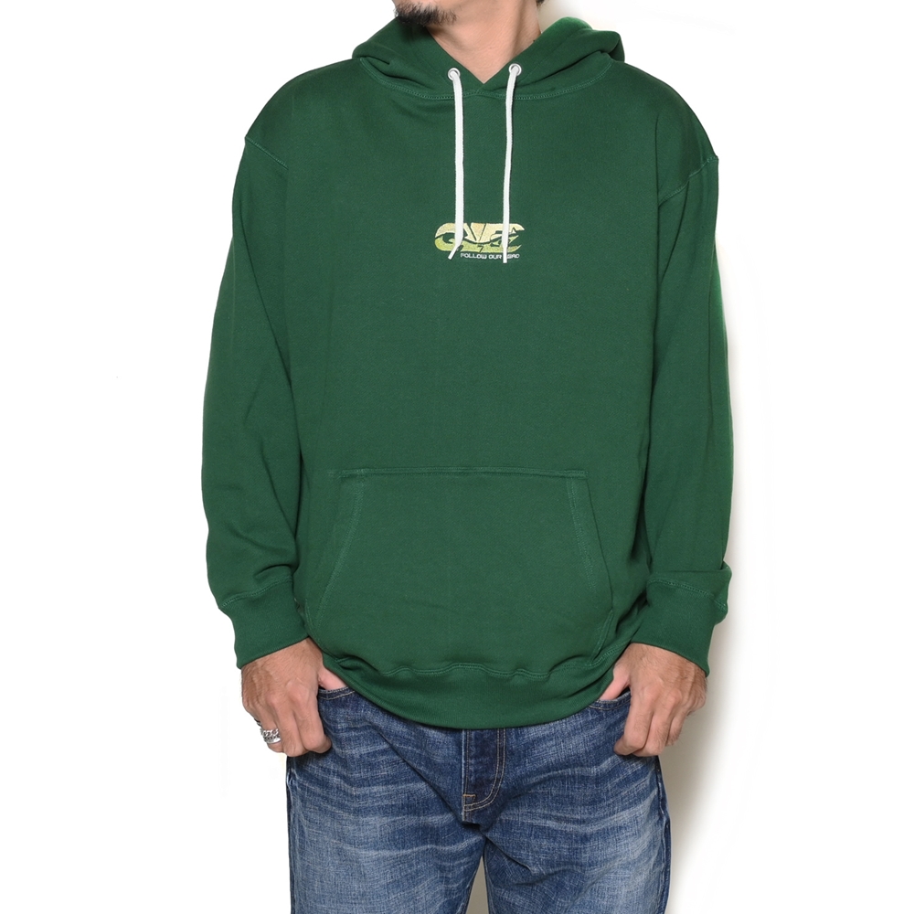 画像: CALEE/CALEE RC Logo pullover hoodie（グリーン）［プルオーバーパーカー-22春夏］