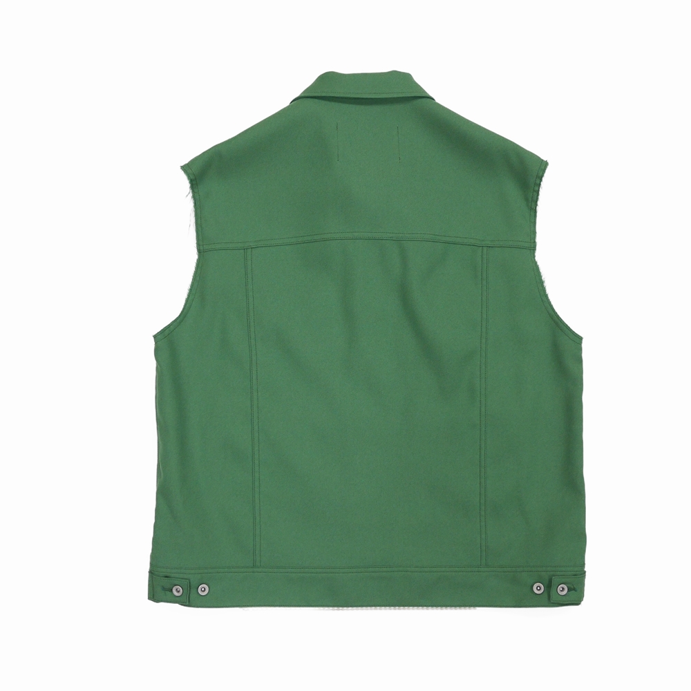 画像: DAIRIKU/Regular Polyester Vest（グリーン）［ポリエステルベスト-22春夏］