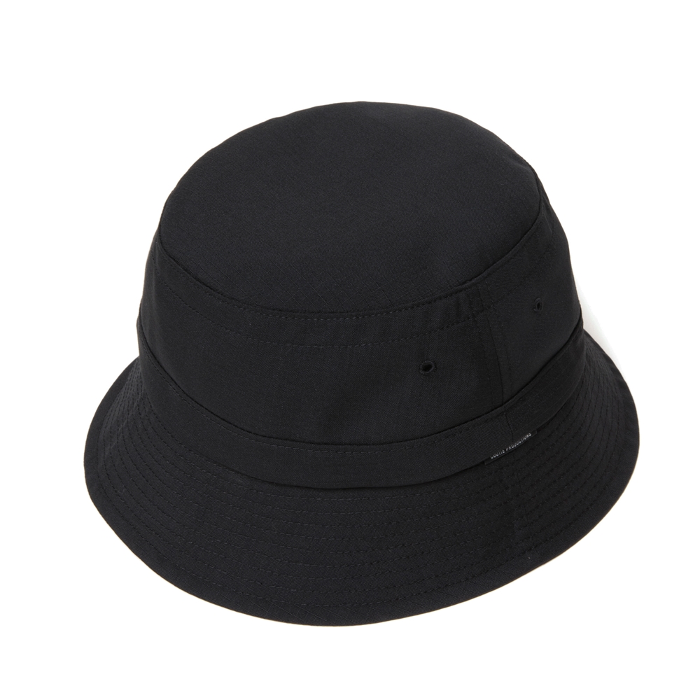 画像: COOTIE PRODUCTIONS/Ripstop Bucket Hat（×Name.）（ブラック）［リップストップバケットハット-22春夏］