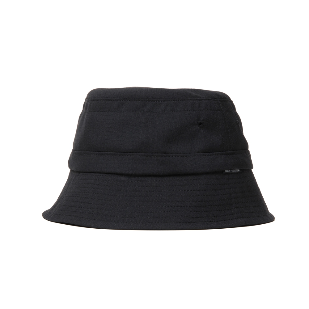 画像: COOTIE PRODUCTIONS/Ripstop Bucket Hat（×Name.）（ブラック）［リップストップバケットハット-22春夏］