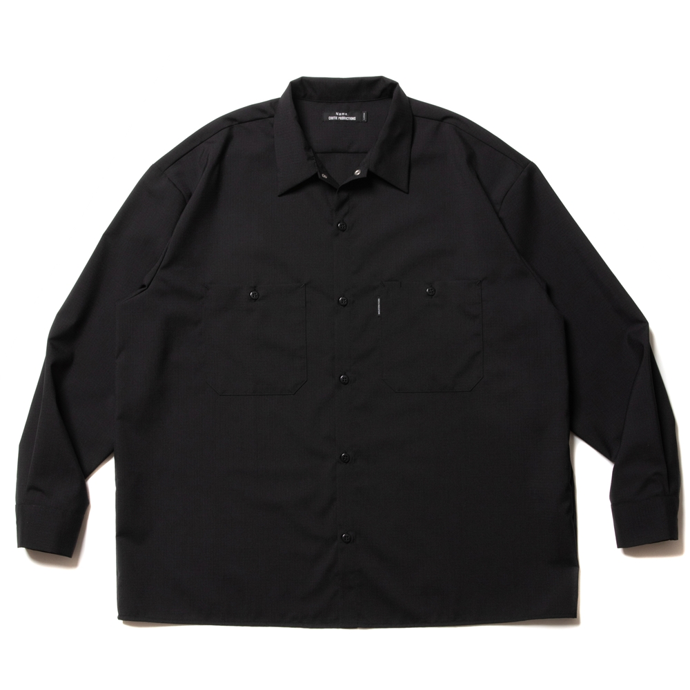 COOTIE PRODUCTIONS/Ripstop Work Shirt(×Name.)(ブラック