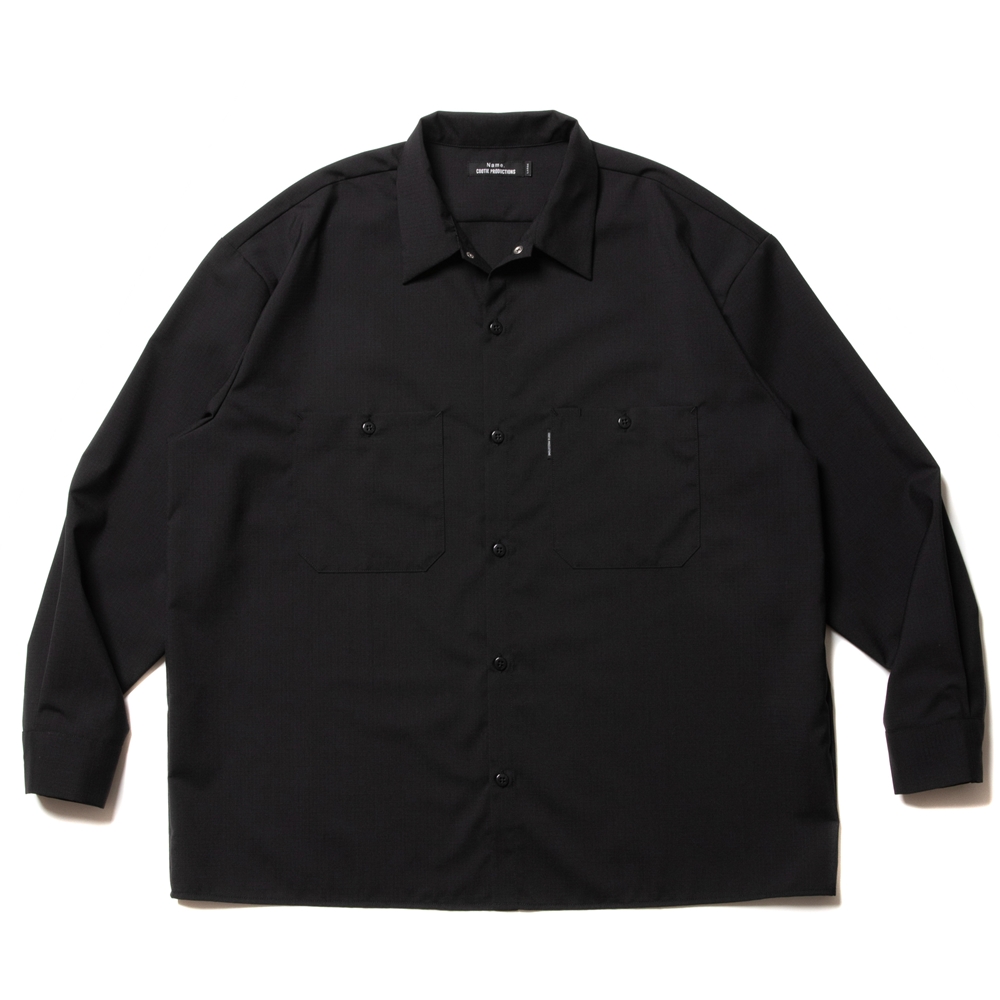 画像: COOTIE PRODUCTIONS/Ripstop Work Shirt（×Name.）（ブラック）［ワークシャツ-22春夏］