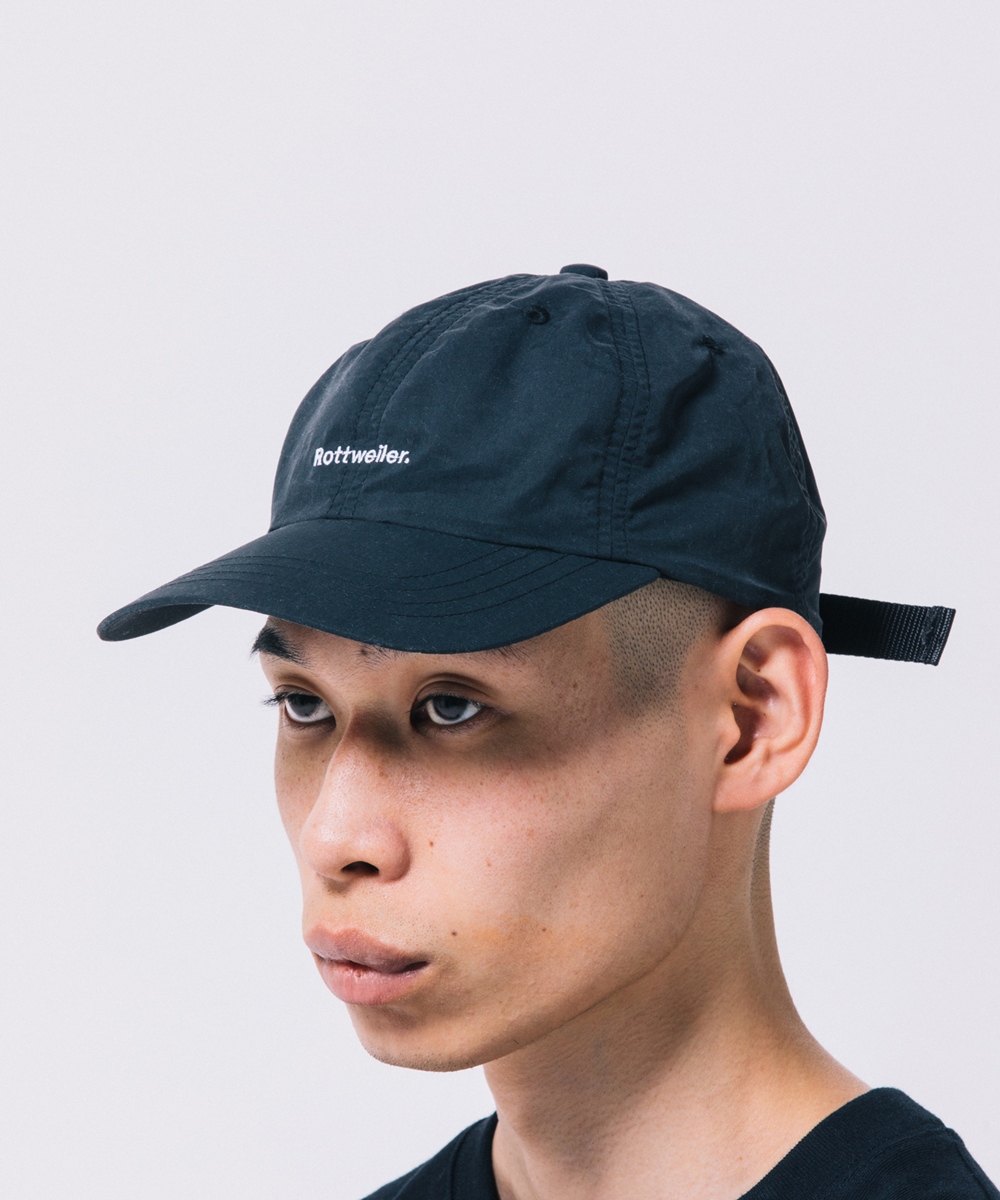 ROTTWEILER/R.W CAP（ブラック）［ナイロンキャップ-22春夏］ - JONAS