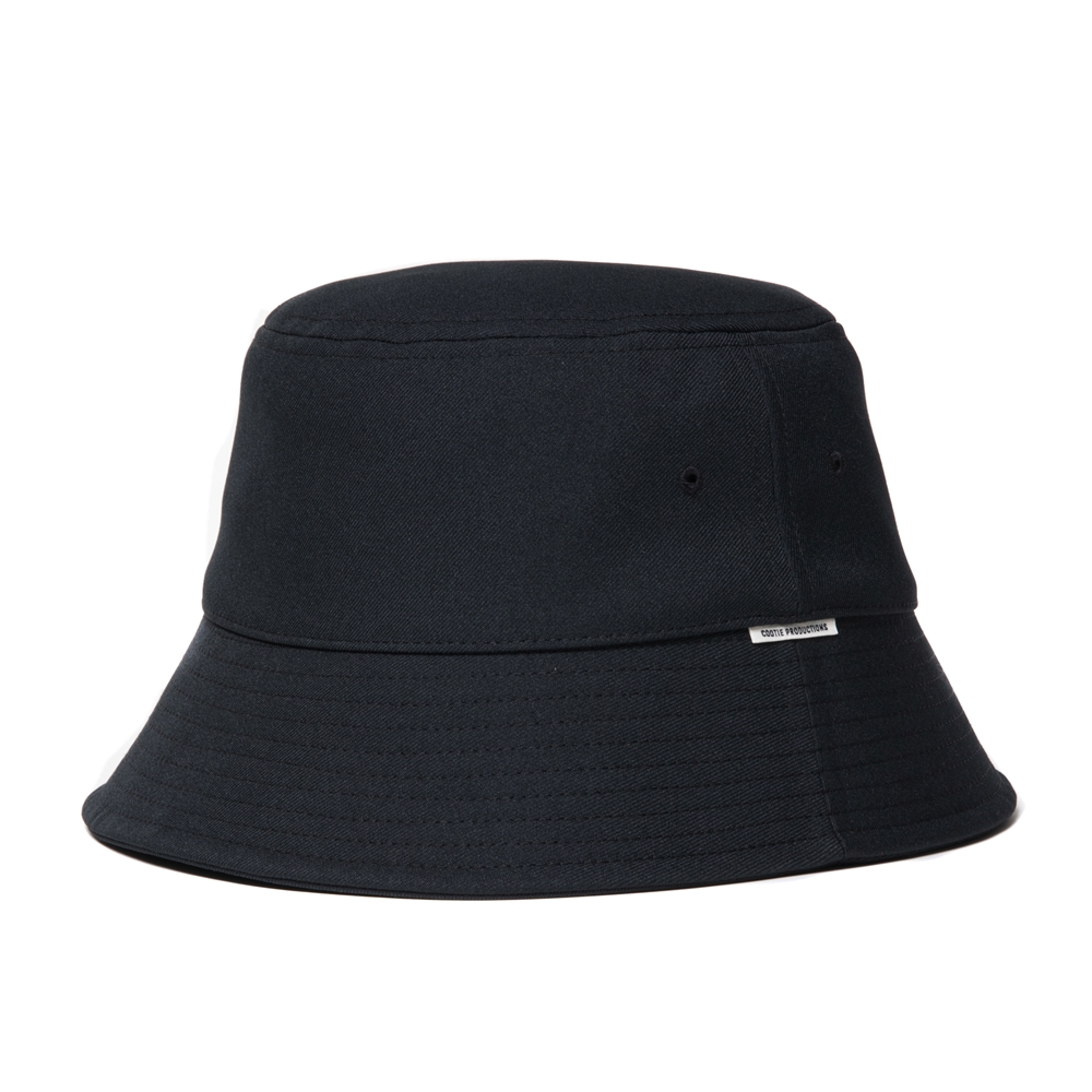 画像: COOTIE PRODUCTIONS/Polyester Twill Bucket Hat（ブラック）［ポリエステルツイルバケットハット-22春夏］