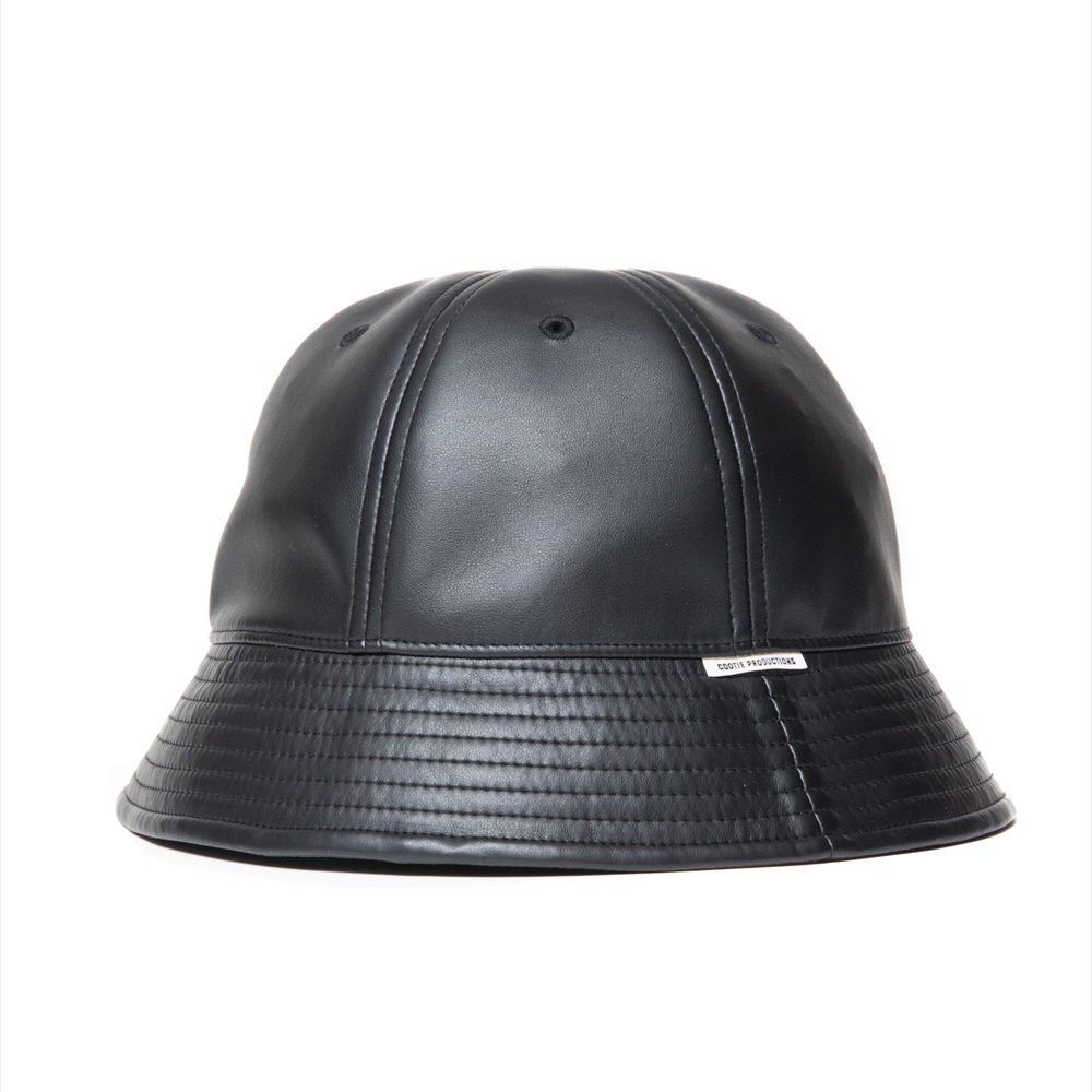 画像: COOTIE PRODUCTIONS/Fake Leather Ball Hat（ブラック）［フェイクレザーボールハット-22春夏］