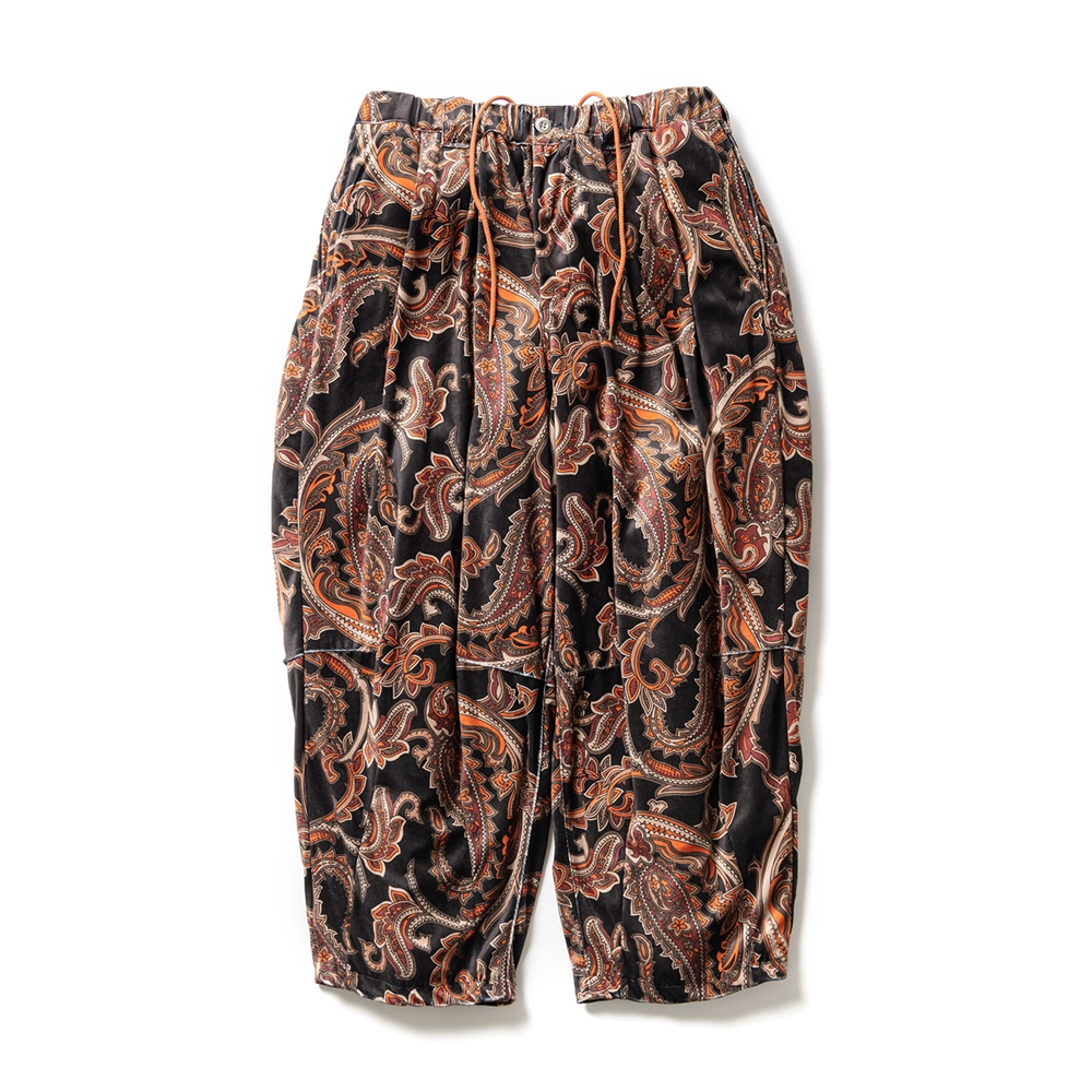 画像: TIGHTBOOTH/PAISLEY VELOR BALLOON PANTS（ペイズリー）［ペイズリーベロアバルーンパンツ-22春夏］