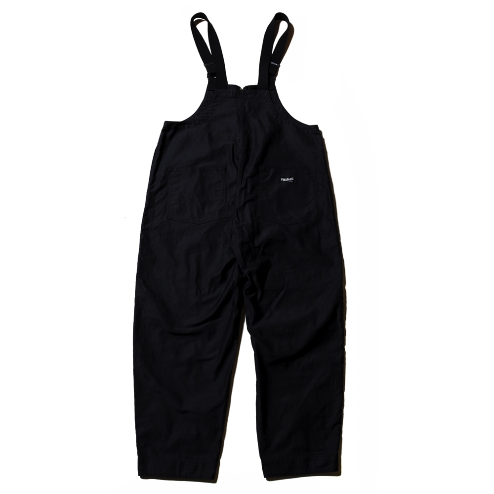 画像: CALEE/C/N Deck type wide overalls（Black）［ワイドオーバーオール-22秋冬］