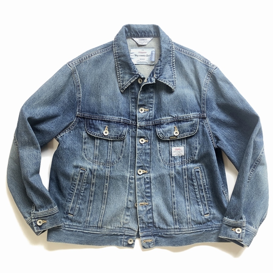 DAIRIKU/Damage Denim jacket（インディゴ）［デニムJKT-22春夏］ - JONAS