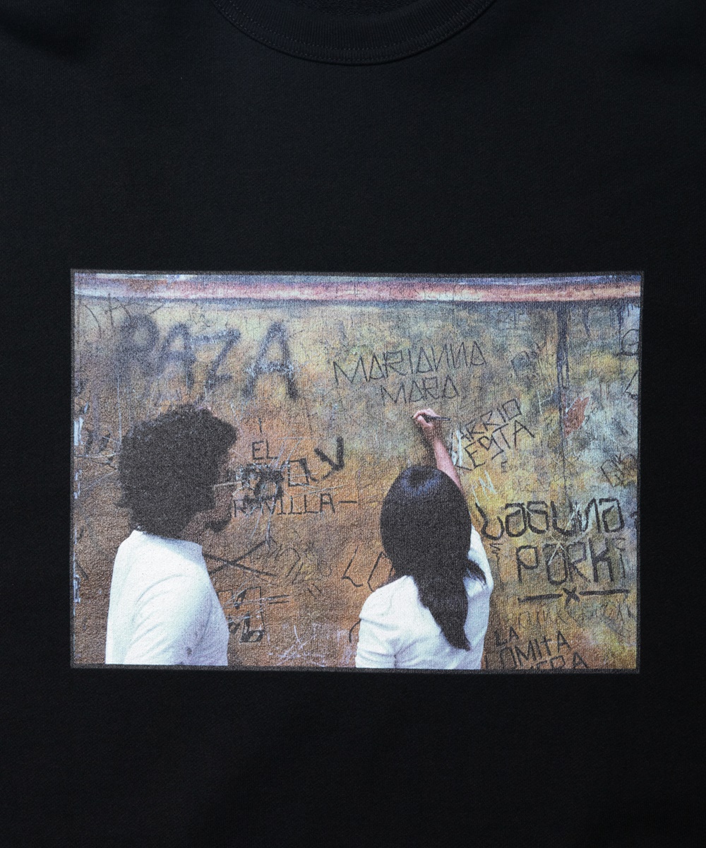 画像: COOTIE PRODUCTIONS/Print Crewneck Sweatshirt-5（×VARRIO）（ブラック）［クルーネックスウェット-22春夏］