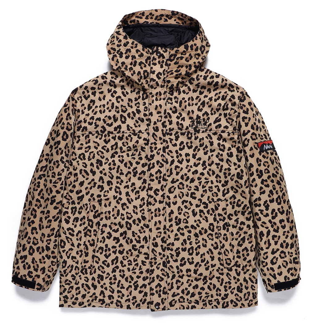 WACKO MARIA NANGA LEOPARD MOUNTAIN PARKA