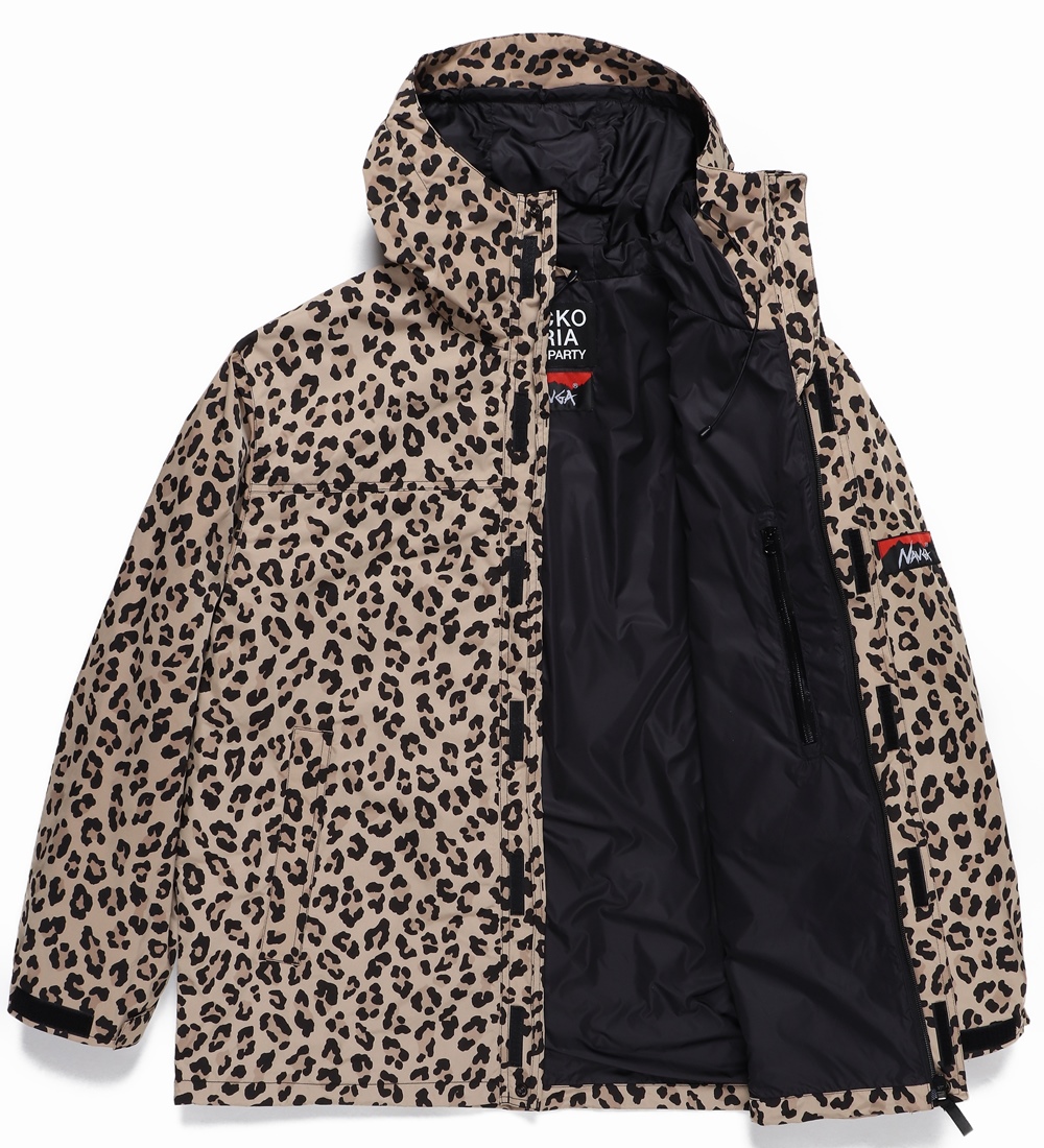 WACKO MARIA/NANGA / LEOPARD MOUNTAIN PARKAベージュ［レオパード