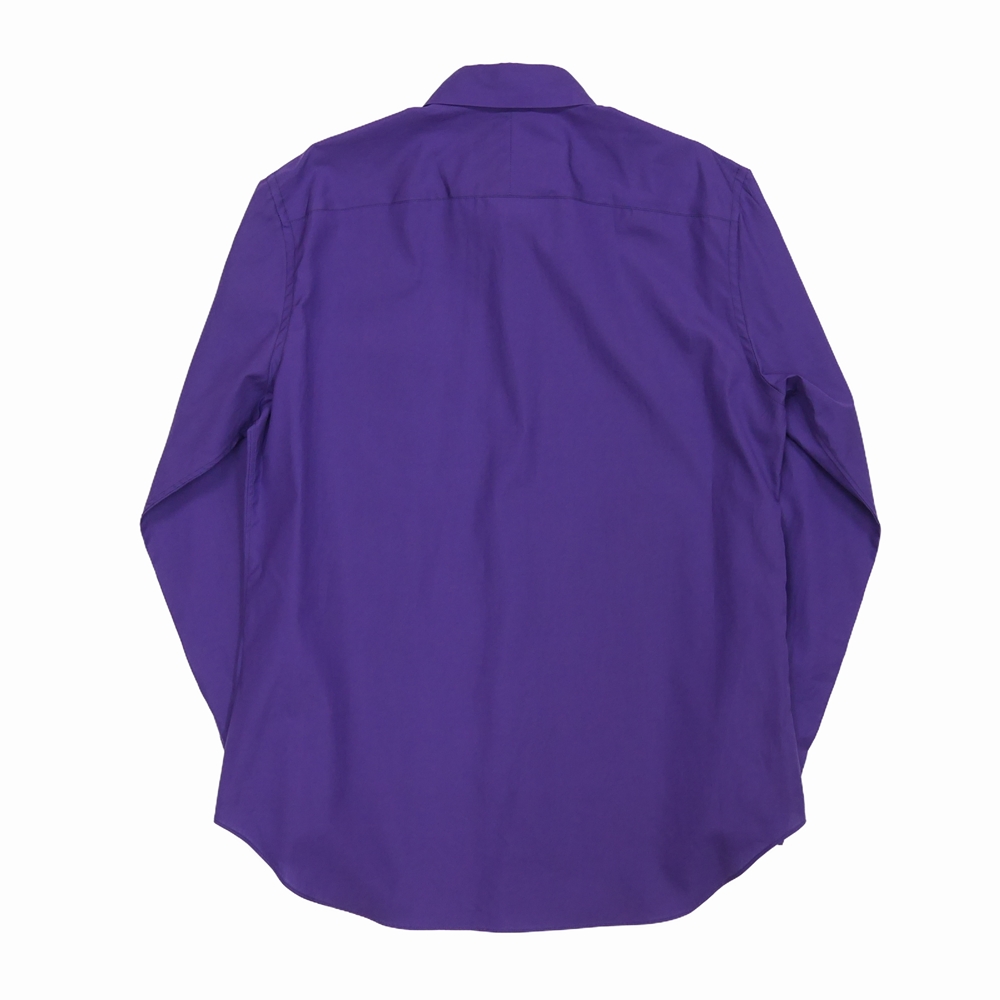 DAIRIKU/L-S Dress Shirt with Money Clip（パープル）［ドレスシャツ 