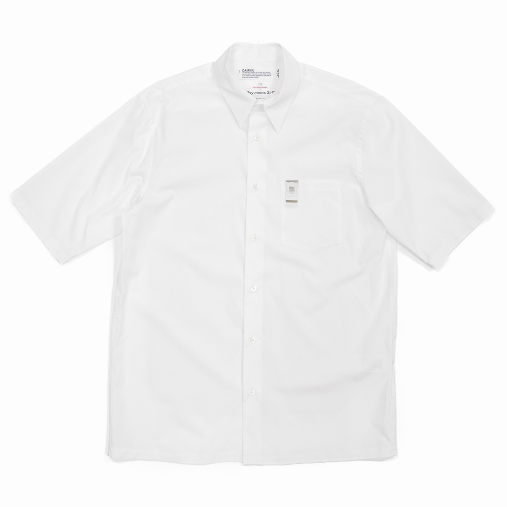 画像: DAIRIKU/H-S Dress Shirt with Money Clip（ホワイト） 【50%OFF】［ドレスシャツwithマネークリップ-22春夏］