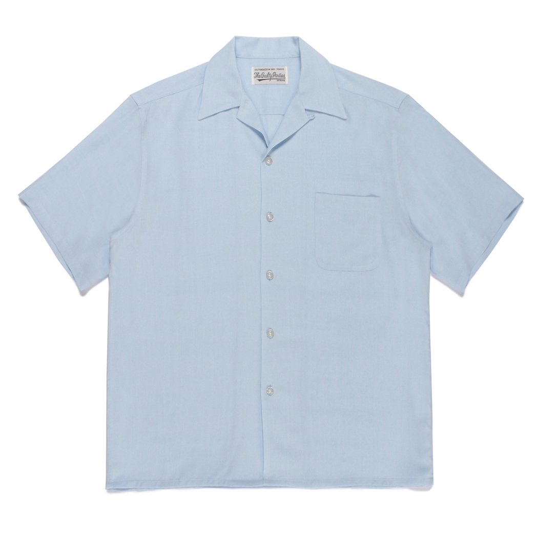 画像: WACKO MARIA/50'S SHIRT S/S（TYPE-1）（ライトブルー）［50'Sシャツ-22春夏］