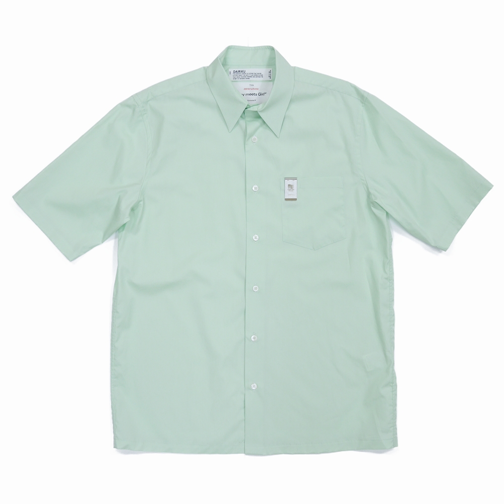 DAIRIKU/H-S Dress Shirt with Money Clip(ミントグリーン) 【30%OFF