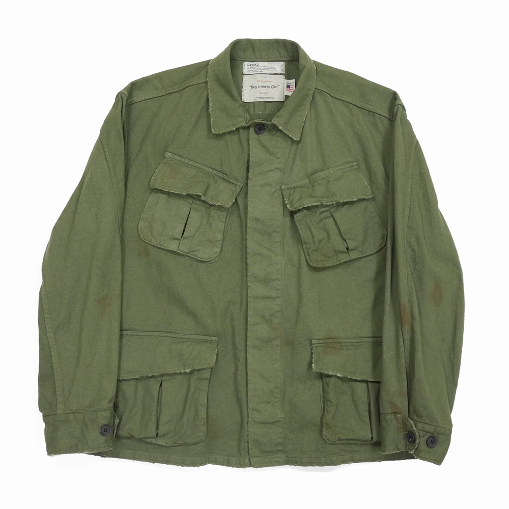 DAIRIKU Japanese Souvenir Fatigue Jacket