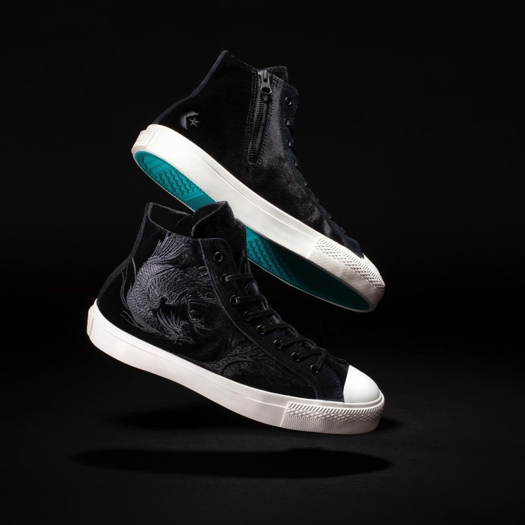 CONVERSE SKATEBOARDING/BREAKSTAR SK SHINPEI UENO HI +（BLACK 