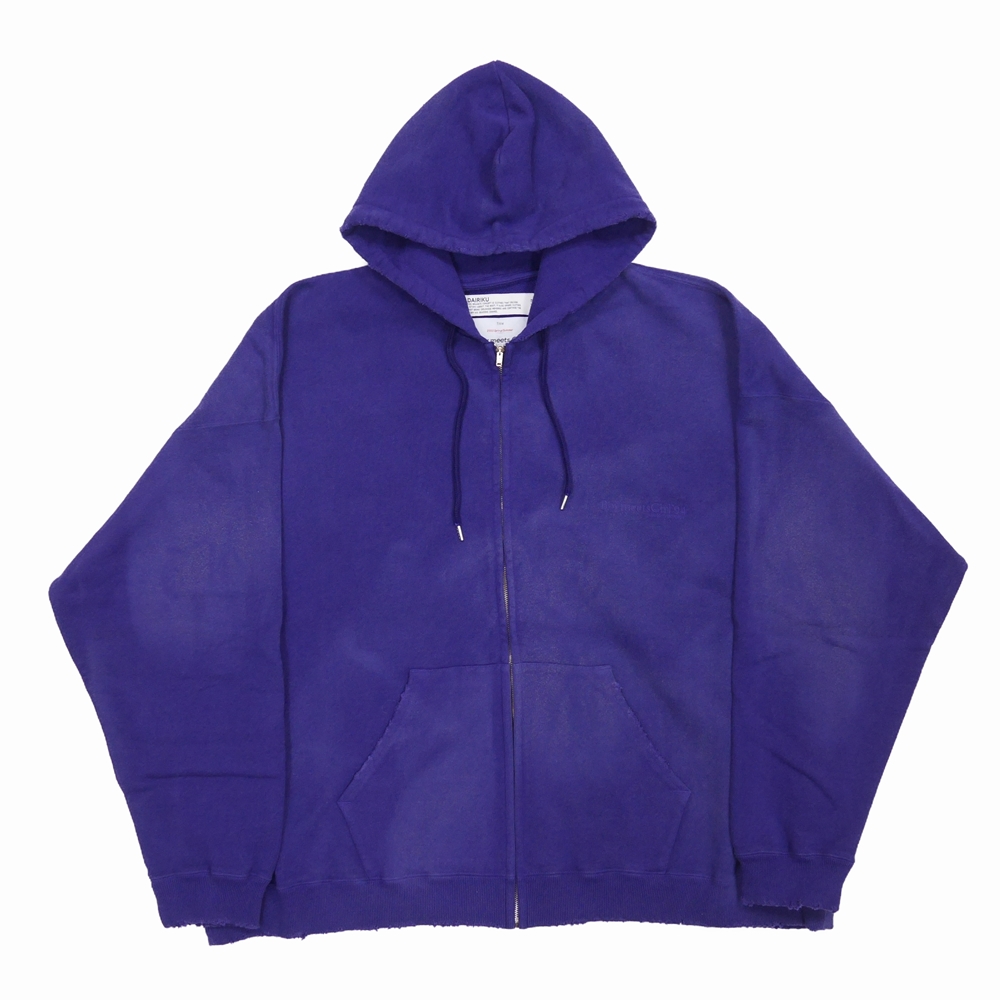 画像: DAIRIKU/"BoymeetsGirl" Zip Up Hoodie（パープル） 【30%OFF】［ジップアップフーディー-22春夏］