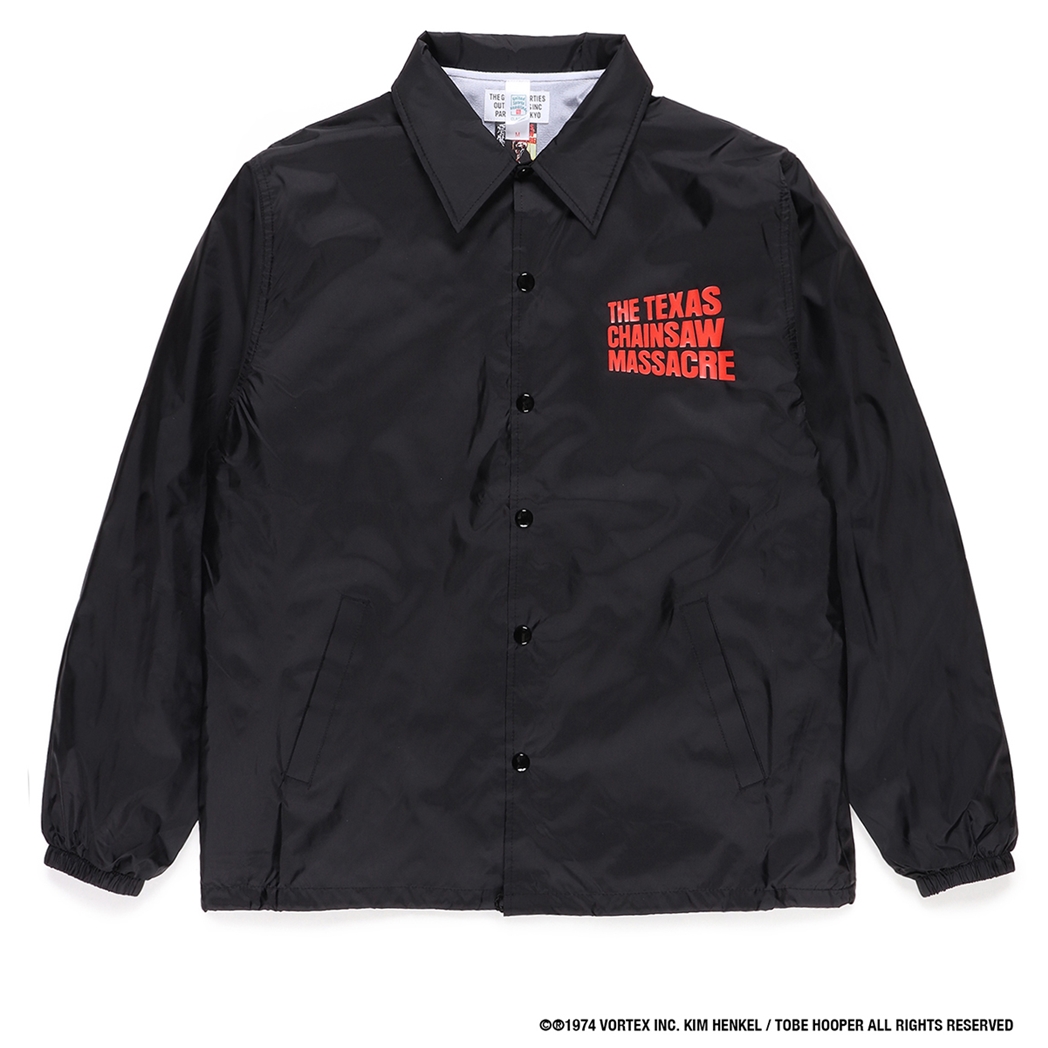 画像: WACKO MARIA/THE TEXAS CHAINSAW MASSACRE / COACH JACKET（TYPE-3）（ブラック）［コーチJKT-22春夏］