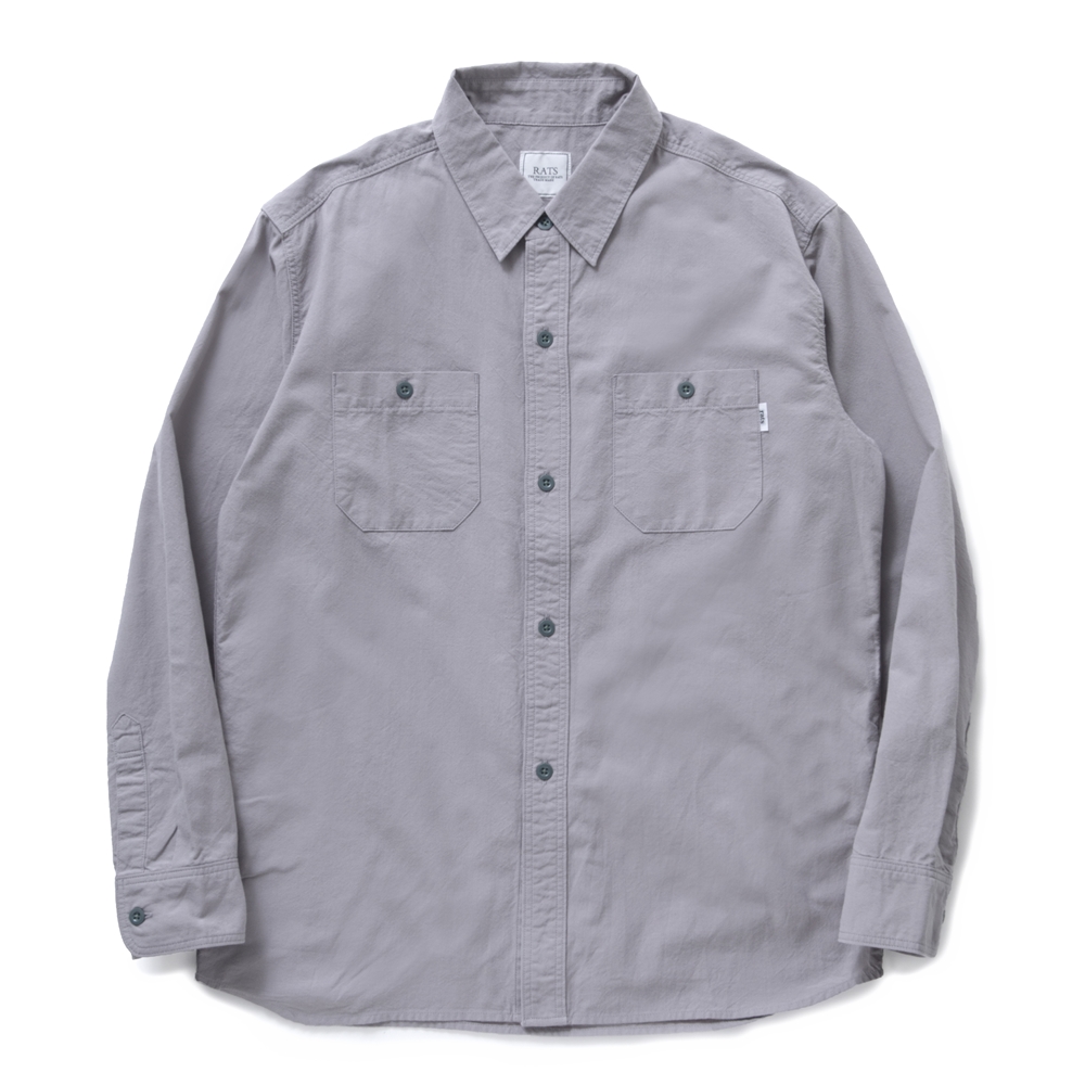 Supreme◇シュプリーム ジップアップ ワークシャツ◇ライトグレー ワークマン 長袖シャツ Supreme◇シュプリーム ジップアップ