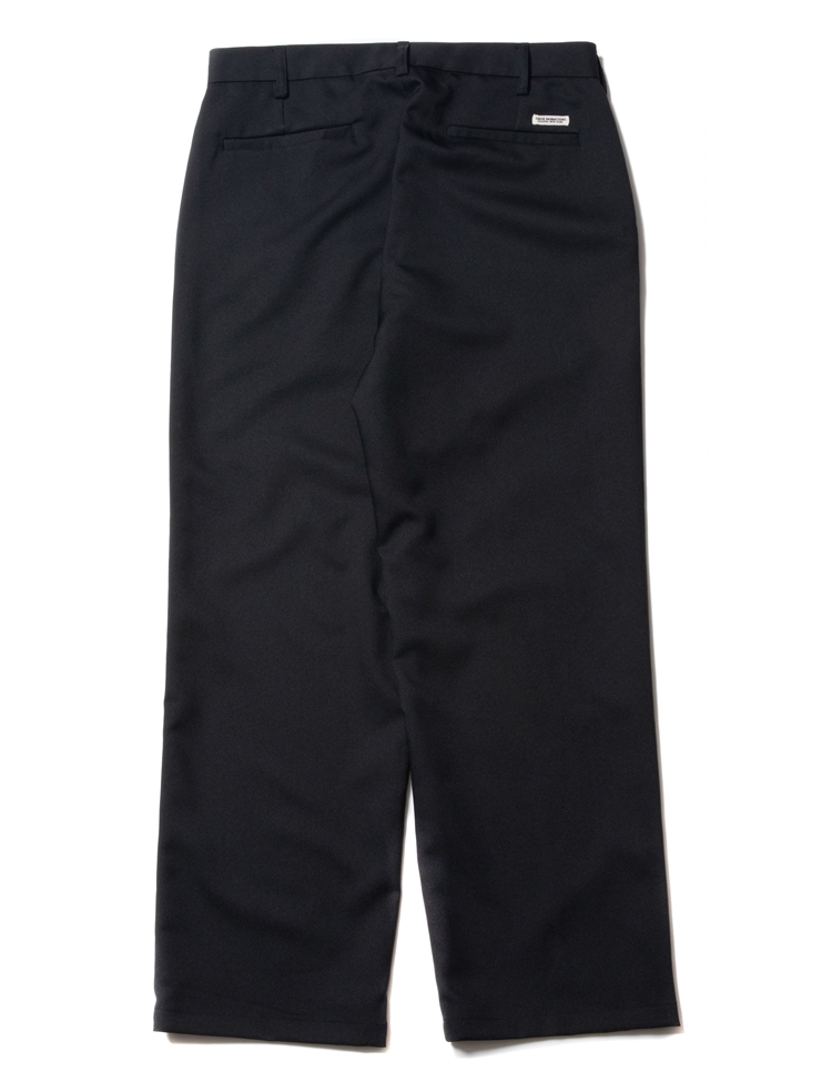 画像: COOTIE PRODUCTIONS/Polyester Twill Trousers（ブラック）［ポリエステルツイルトラウザー-22春夏］