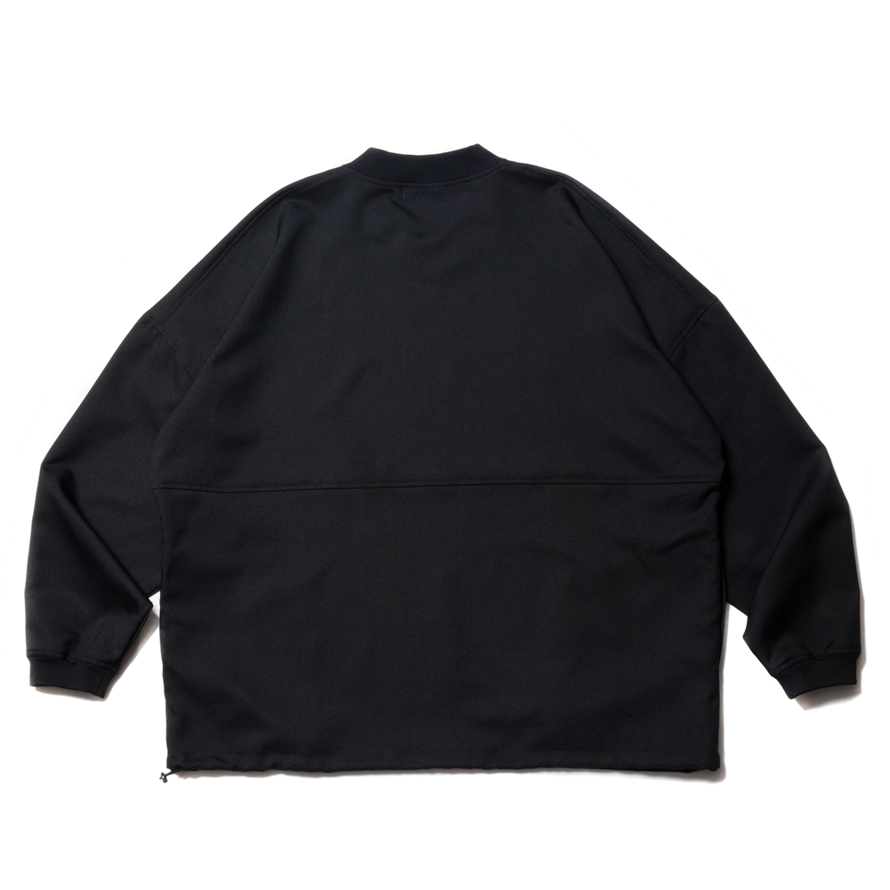 COOTIE PRODUCTIONS/Polyester Twill Football L/S Tee（ブラック