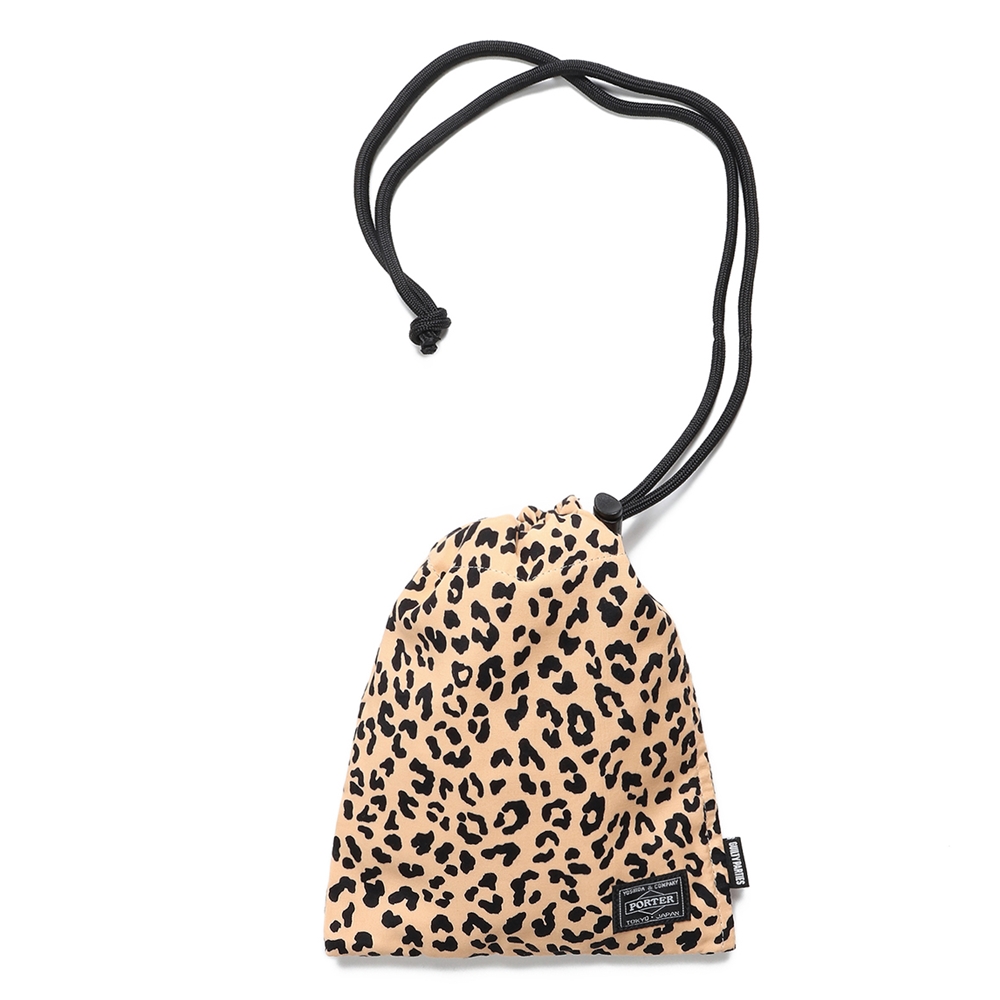 画像: WACKO MARIA/PORTER / LEOPARD SHOULDER POUCH（TYPE-2）（オレンジ）［レオパードショルダーポーチ-22春夏］