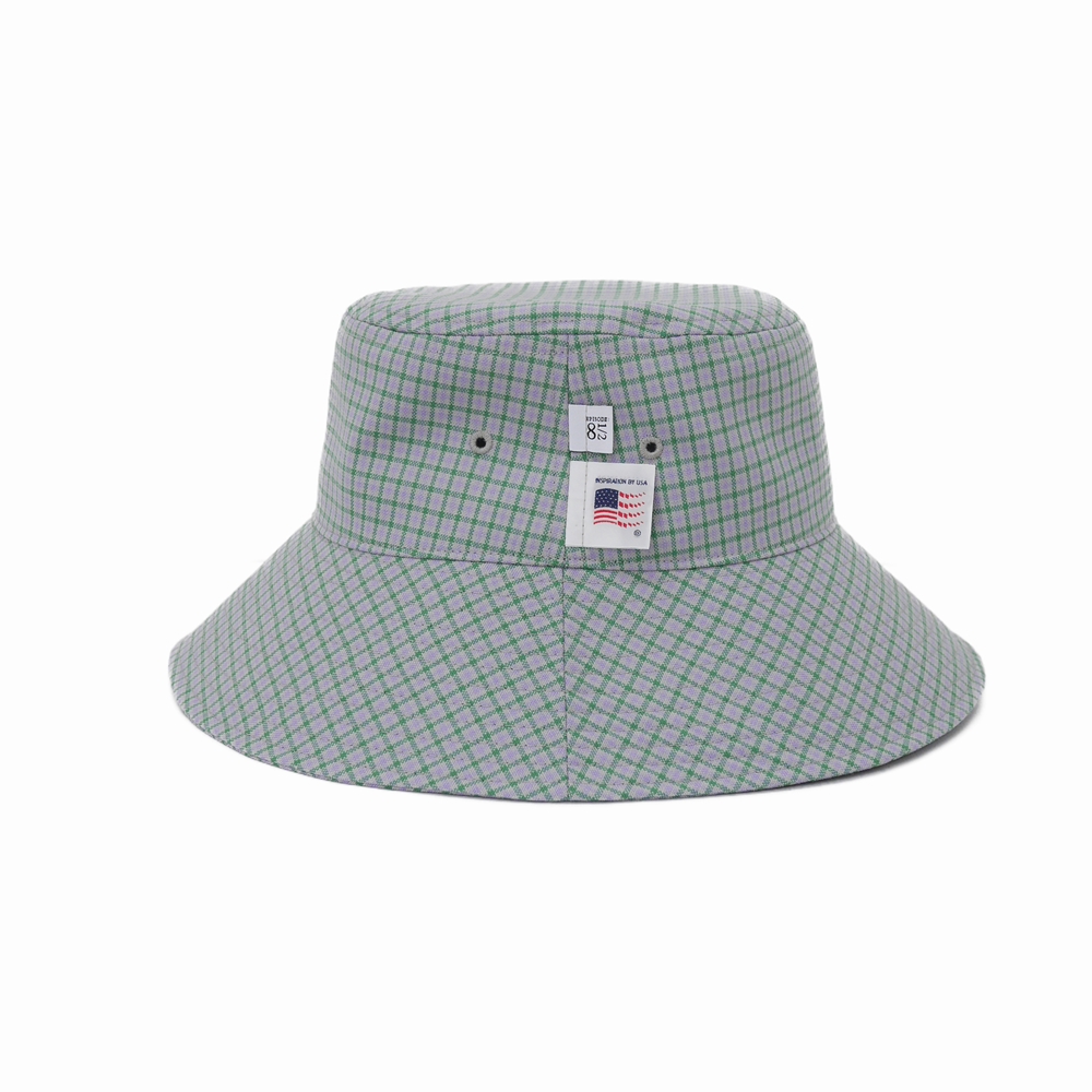 画像: DAIRIKU/"Jason" Check Backet Hat（ミントフレーバー）［チェックバケットハット-22春夏］