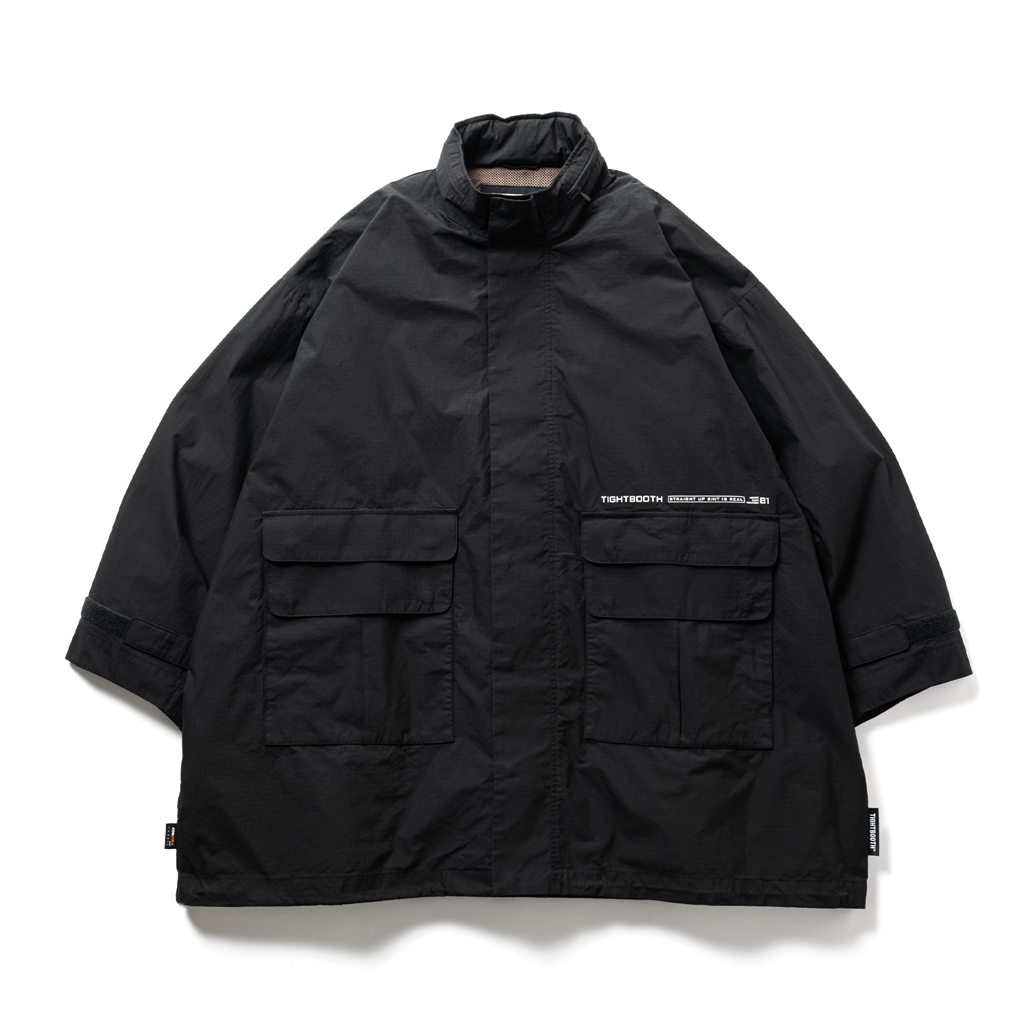 画像: TIGHTBOOTH/EMPIRE BIG COAT（ブラック）［ビッグコート-22春夏］